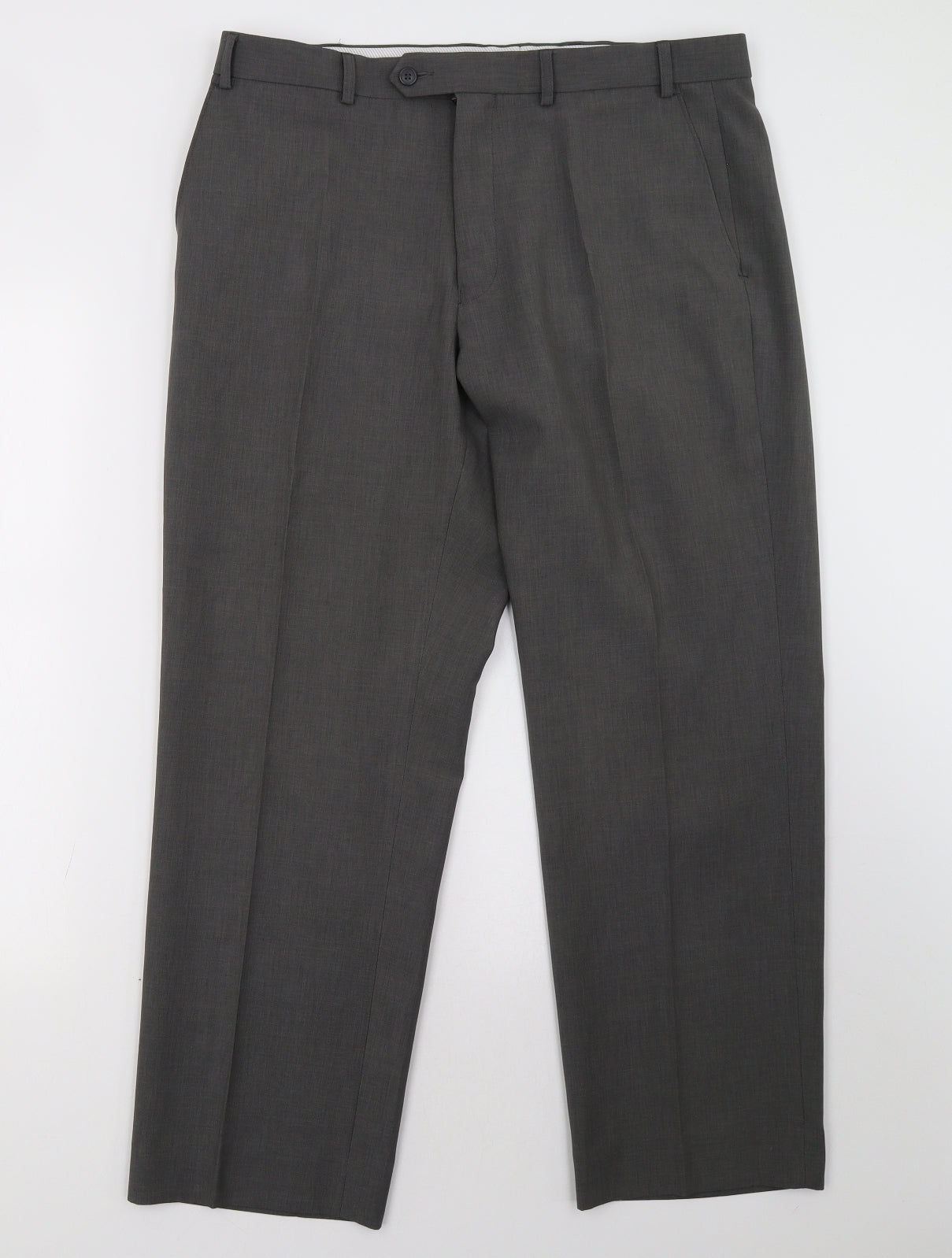 Marks and Spencer Mens Grey   Trousers  Size 36 L29 in