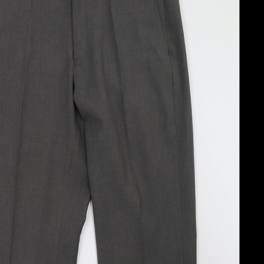 Marks and Spencer Mens Grey   Trousers  Size 36 L29 in