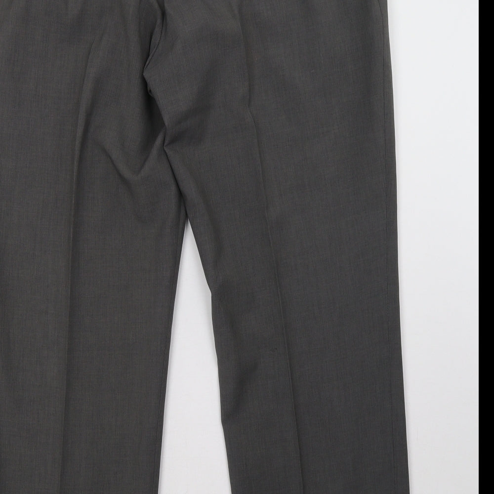Marks and Spencer Mens Grey   Trousers  Size 36 L29 in