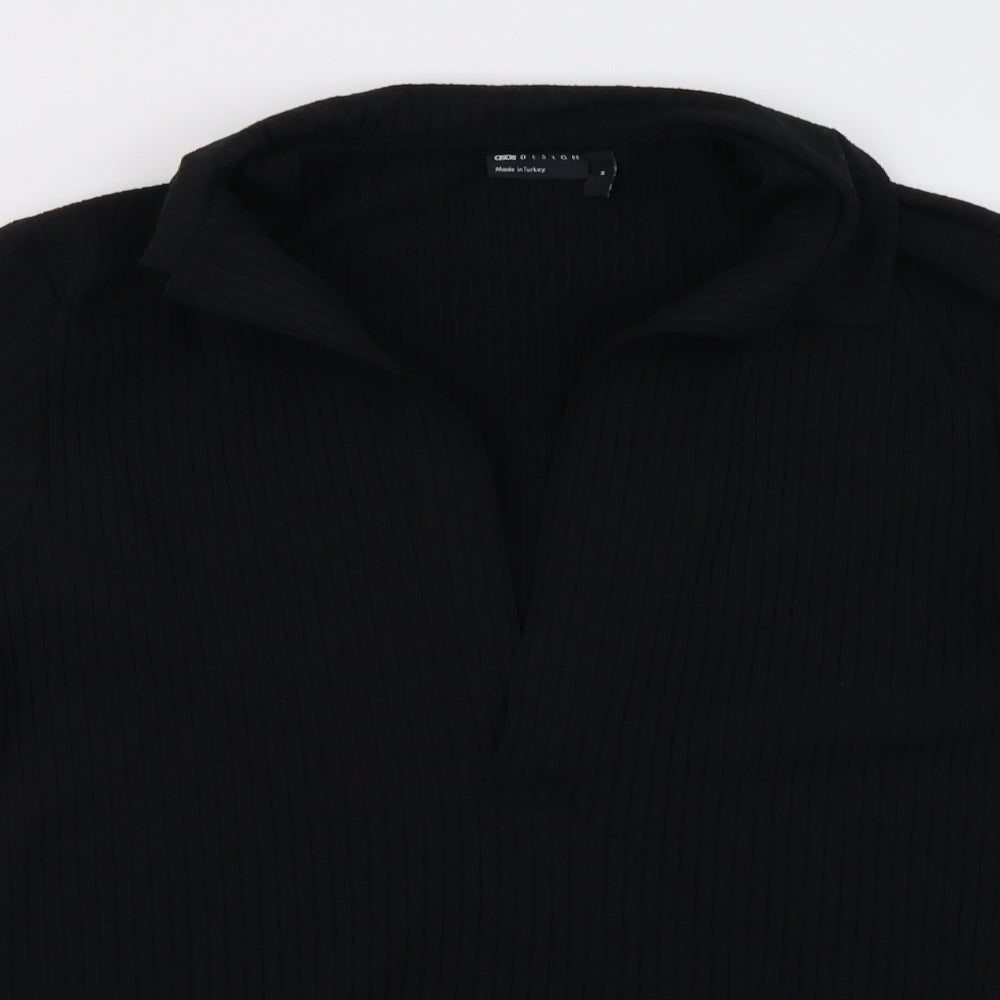 ASOS Womens Black   Pullover Sweatshirt Size M