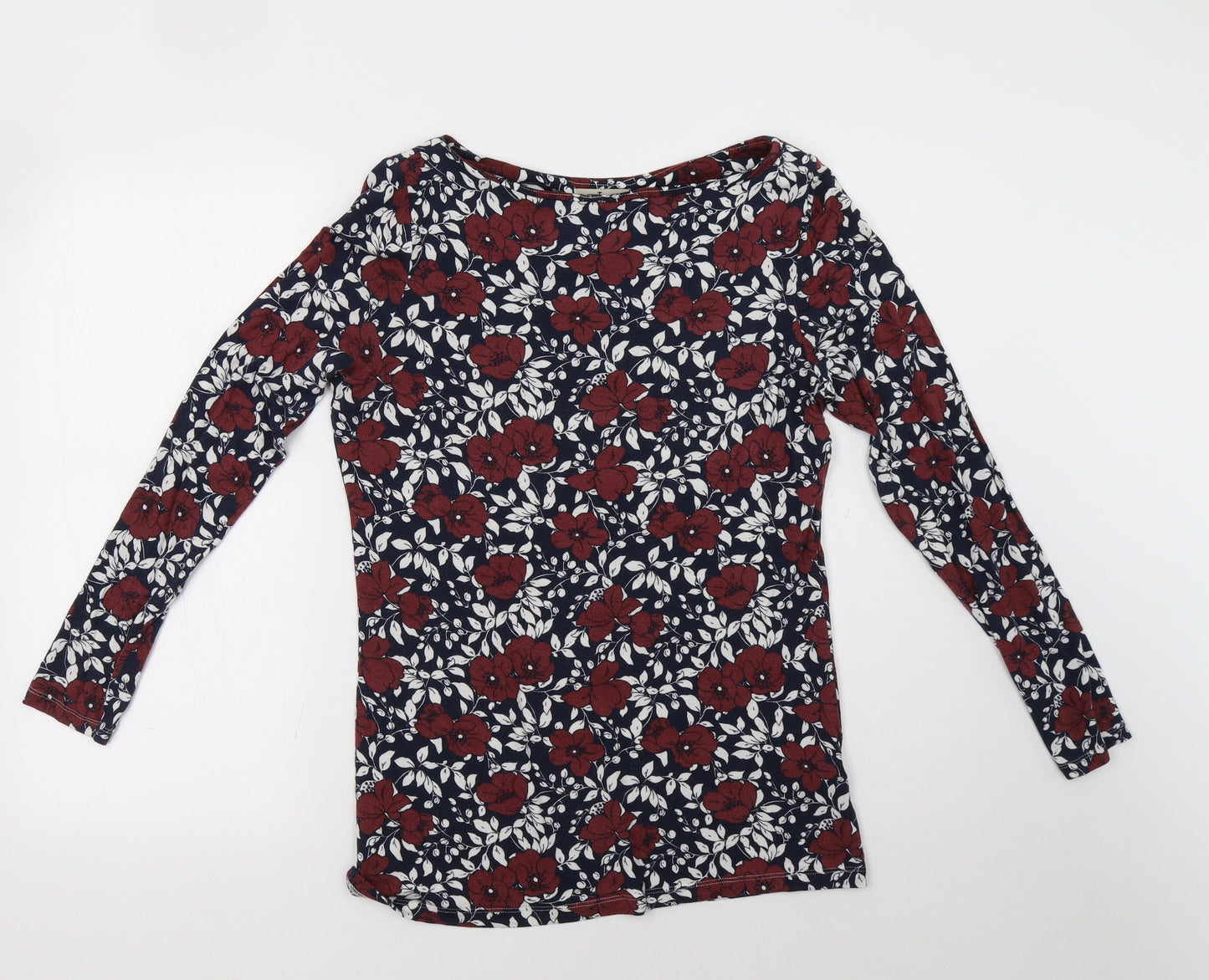 Sainsburys Womens Blue Floral  Pullover Sweatshirt Size 12