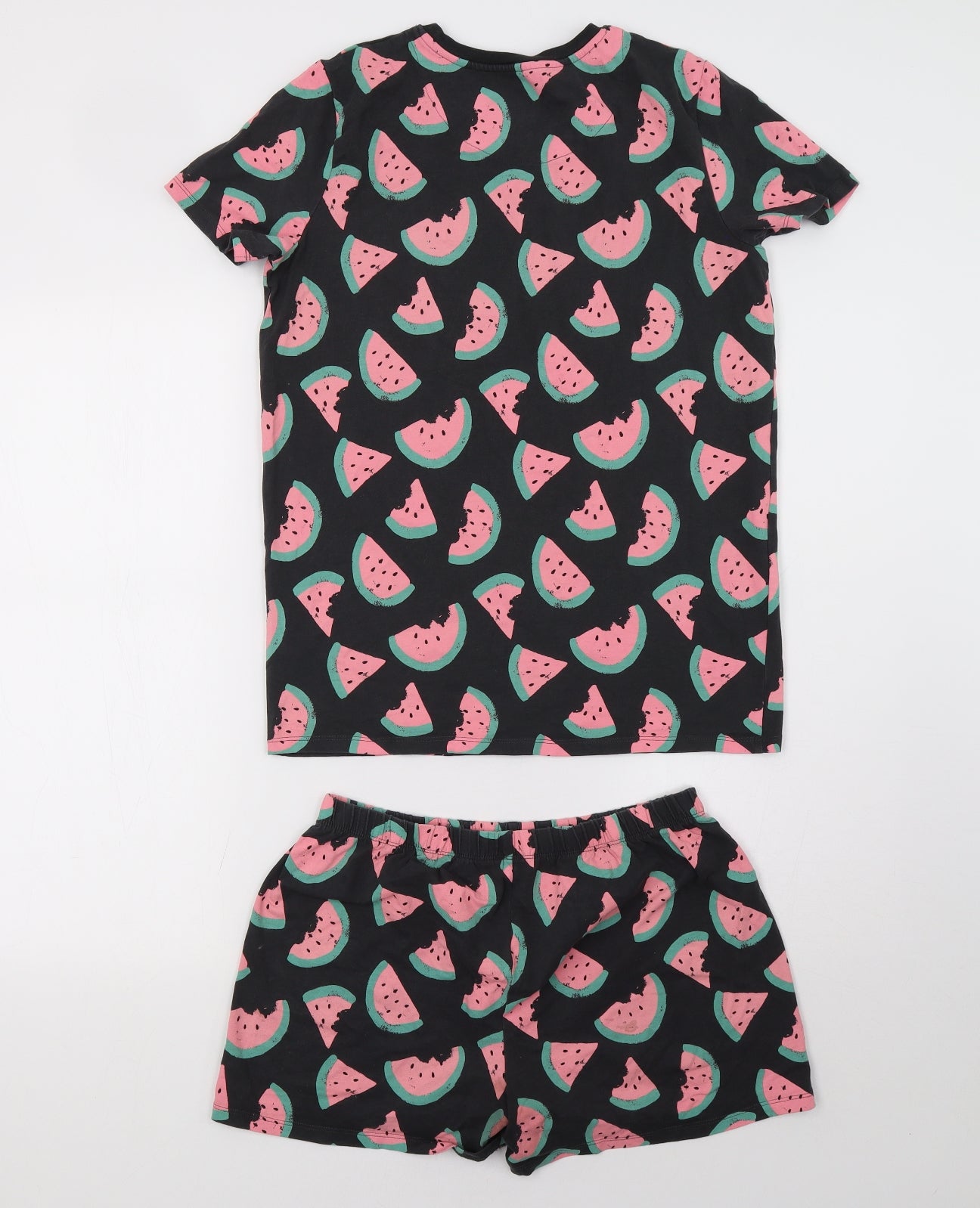 Marks and Spencer Girls Grey Polka Dot   Pyjama Set Size 14-15 Years