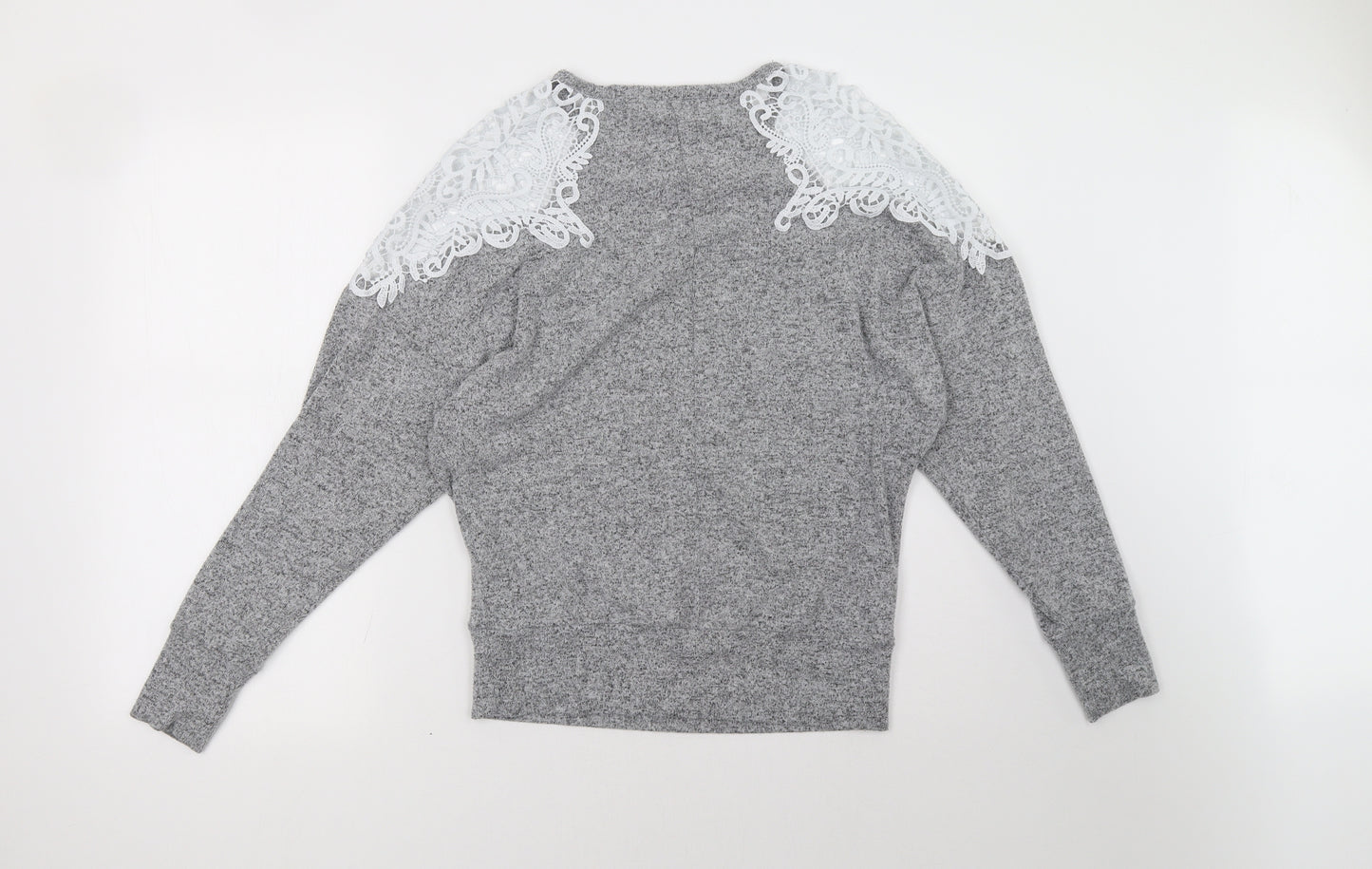 Dorothy Perkins Womens Grey   Pullover Sweatshirt Size 10