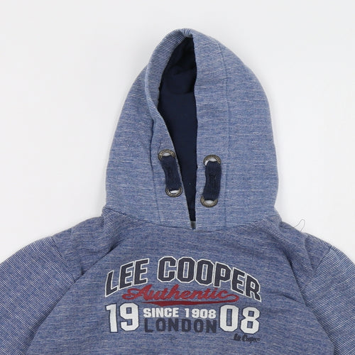 Lee Cooper Boys Blue   Pullover Hoodie Size 7-8 Years