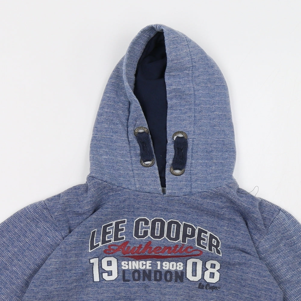 Lee Cooper Boys Blue   Pullover Hoodie Size 7-8 Years