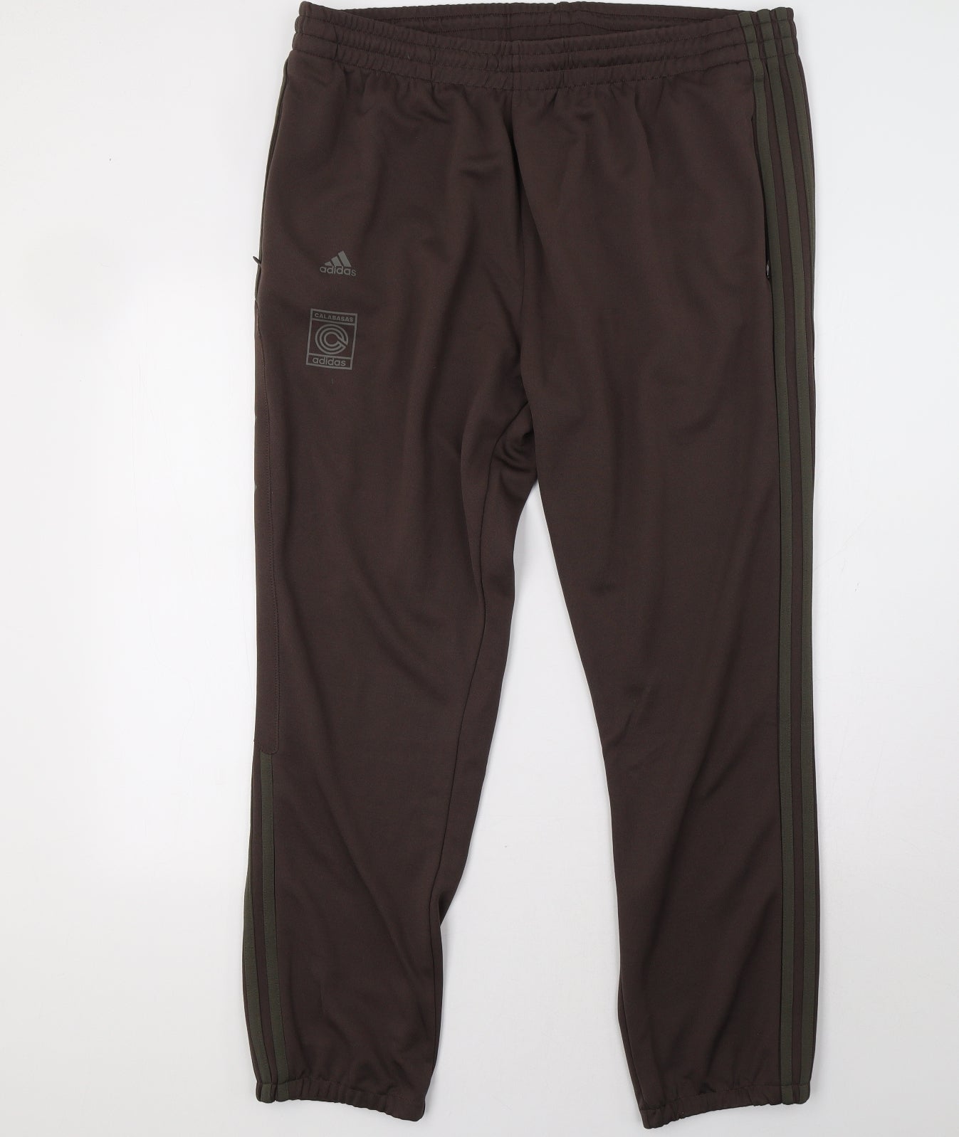 adidas Mens Brown   Jogger Trousers Size XL L32 in