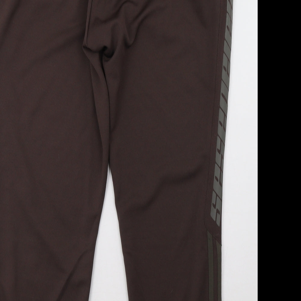 adidas Mens Brown   Jogger Trousers Size XL L32 in
