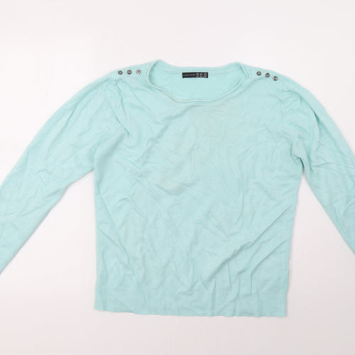 Primark Womens Blue   Pullover Sweatshirt Size 12