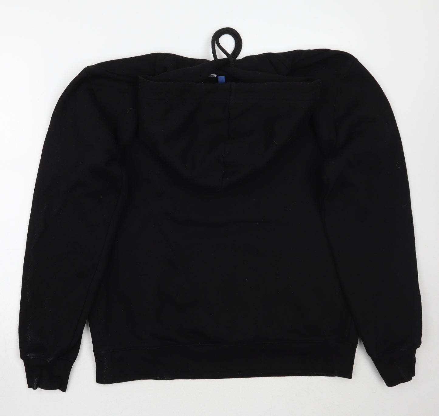 H&M Mens Black   Pullover Hoodie Size L