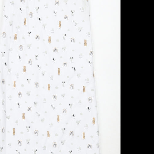 F&F Baby White Geometric  Babygrow One-Piece Size 12-18 Months  - Grow bag