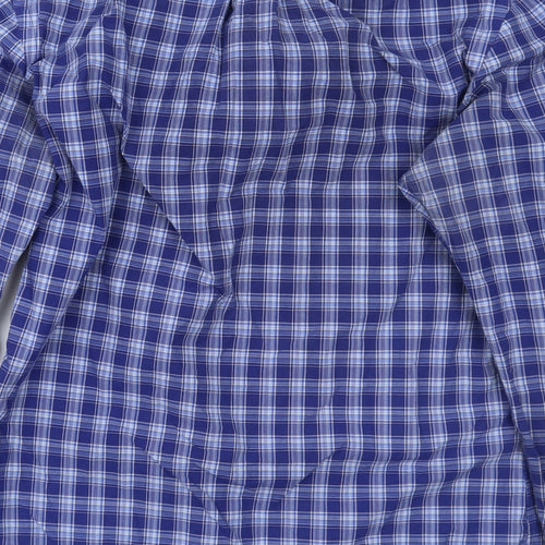 Polo Ralph Lauren Mens Blue Check   Button-Up Size L