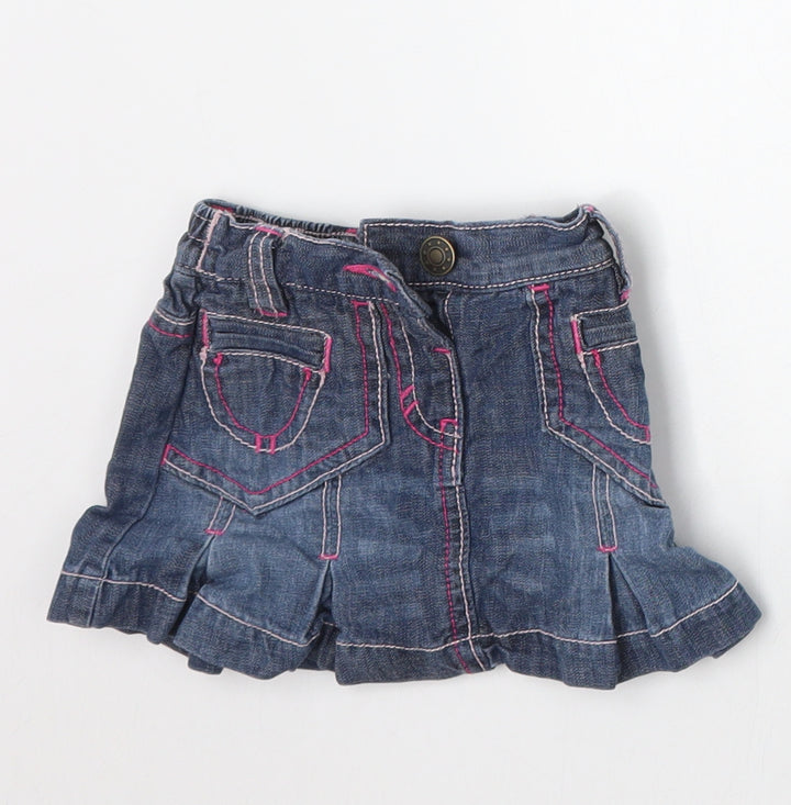 NEXT Girls Blue   A-Line Skirt Size 6-9 Months