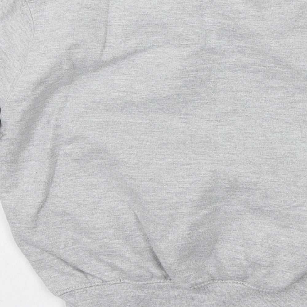Awdis Girls Grey   Pullover Jumper Size 5-6 Years