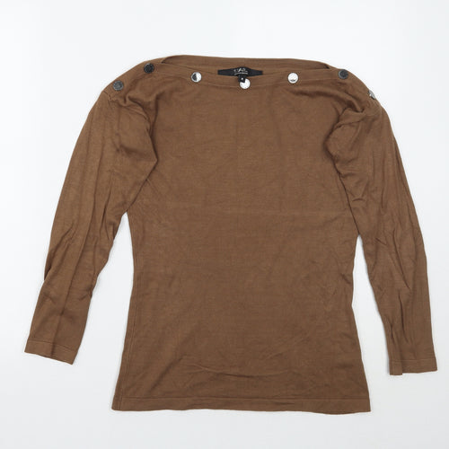 Star Womens Brown   Pullover Jumper Size 8