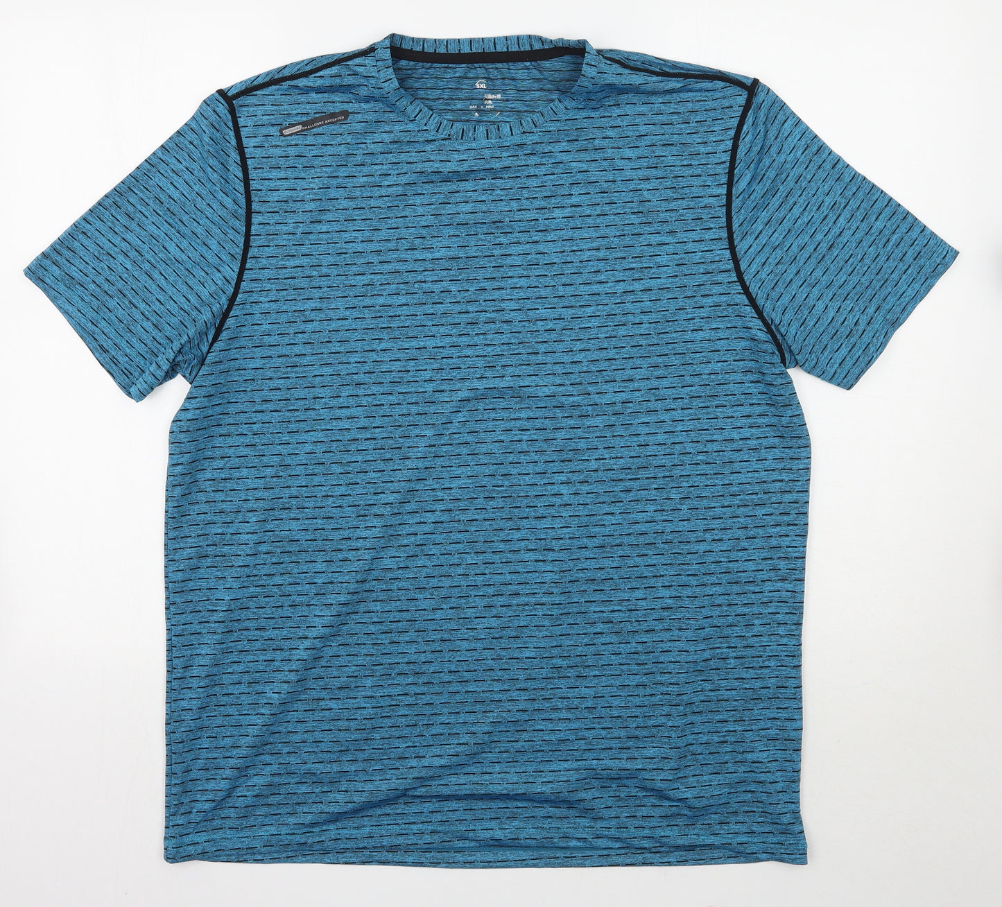 Preworn Mens Blue    T-Shirt Size 4XL