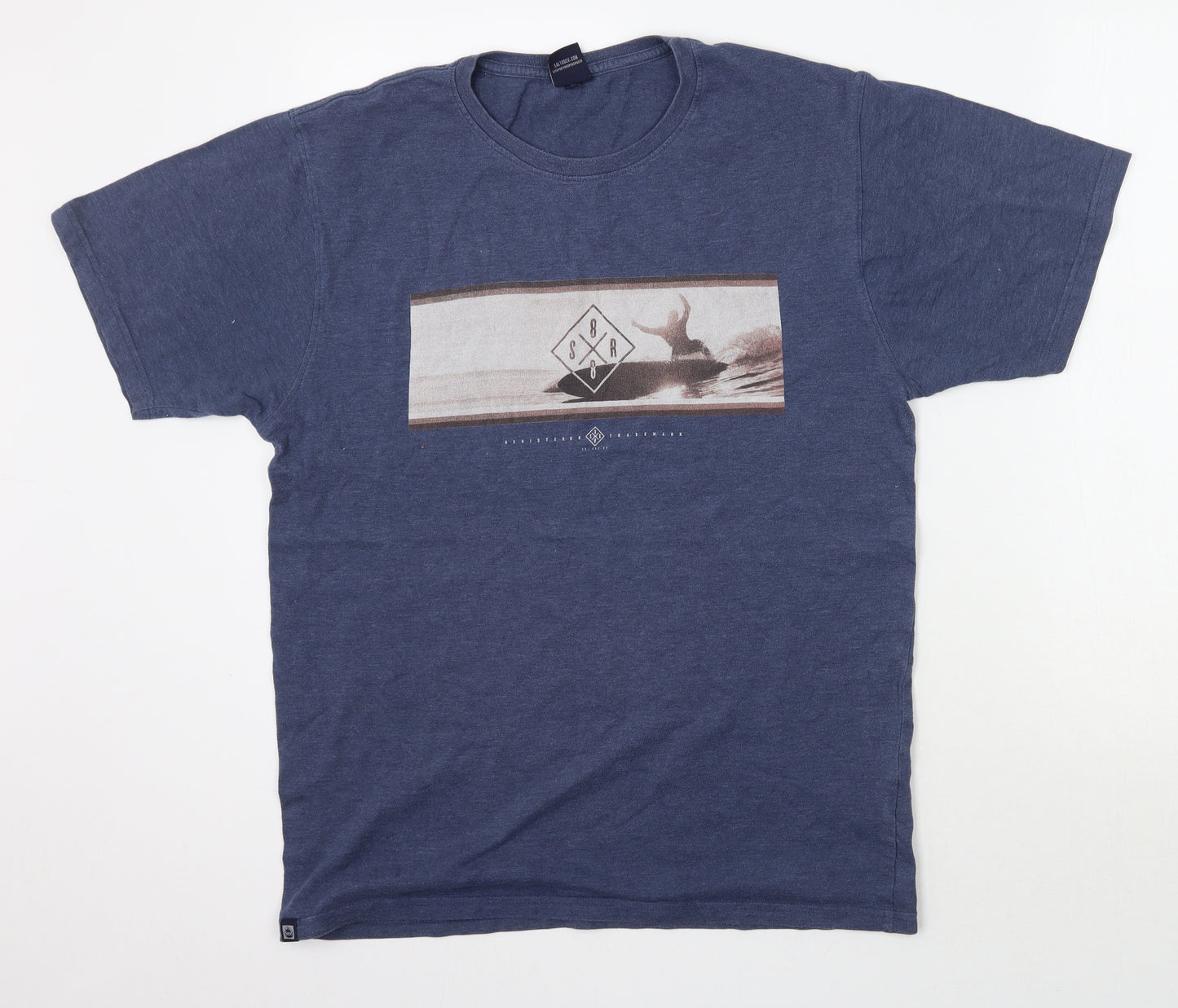 Salt rock Mens Blue    T-Shirt Size XL