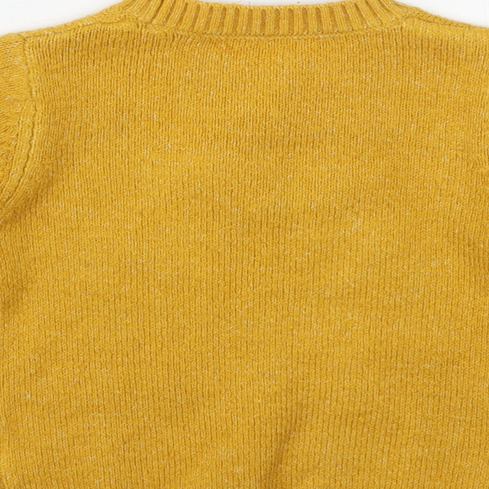 Matalan Girls Yellow   Pullover Jumper Size 18-24 Months