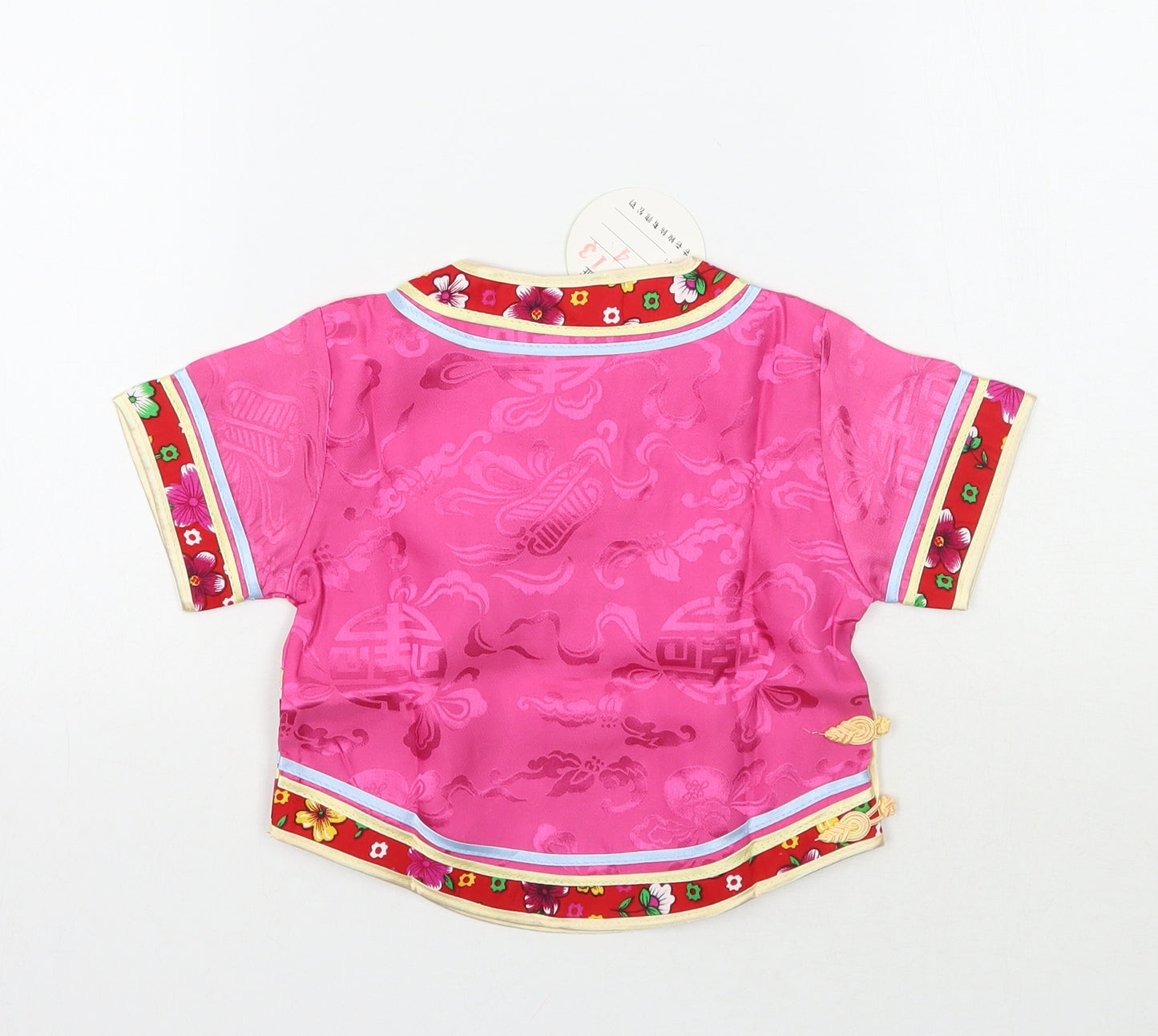Gole gee Girls Pink Floral  Basic T-Shirt Size 4 Years