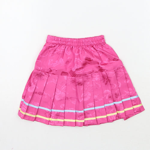 Gole gee Girls Pink Geometric  A-Line Skirt Size 4 Years