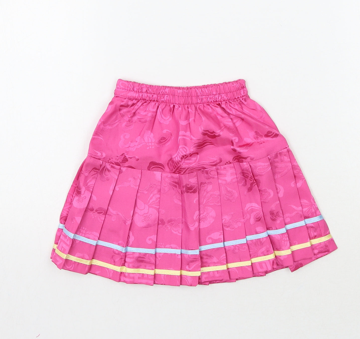 Gole gee Girls Pink Geometric  A-Line Skirt Size 4 Years