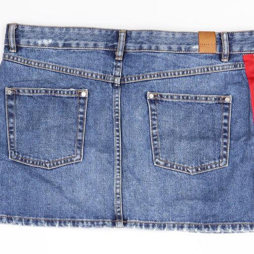 Zara Womens Blue   Mini Skirt Size L