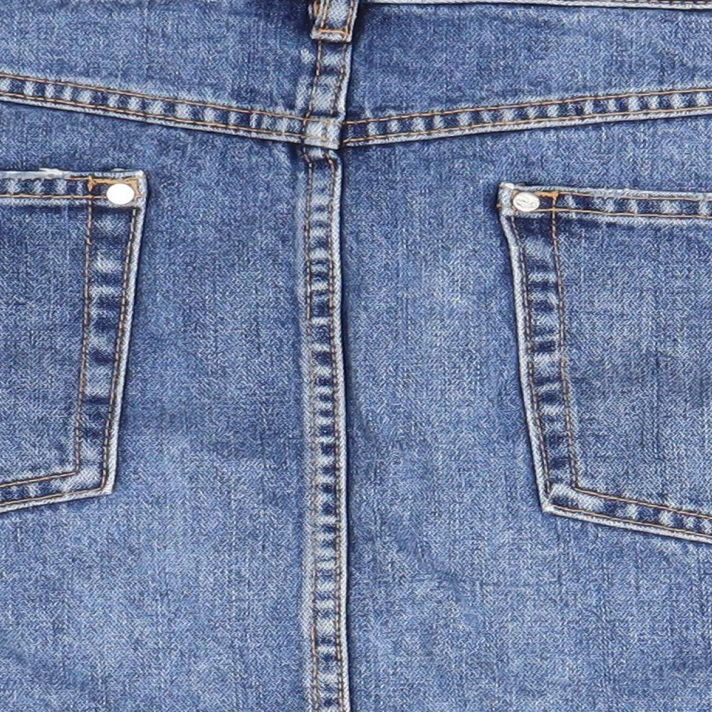 Zara Womens Blue   Mini Skirt Size L
