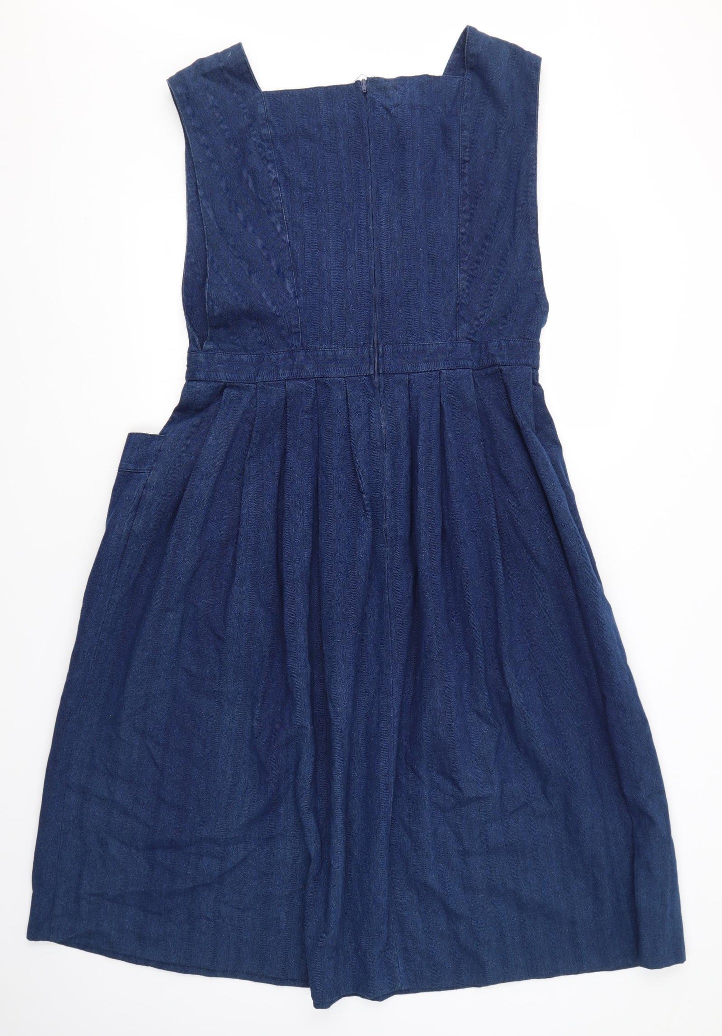 Laura Ashley Womens Blue   A-Line Skirt Size 16
