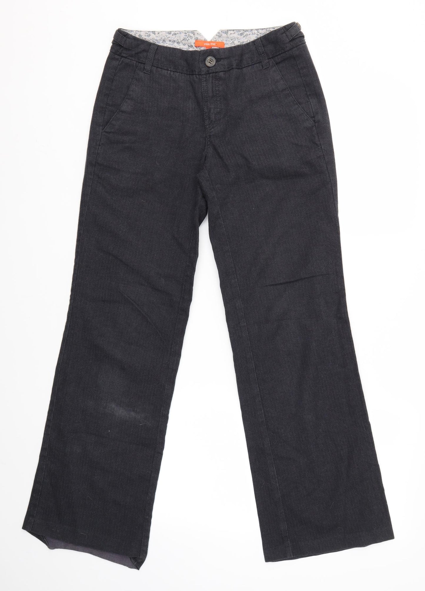 White Stuff Womens Grey   Dress Pants Trousers Size 8 L30 in