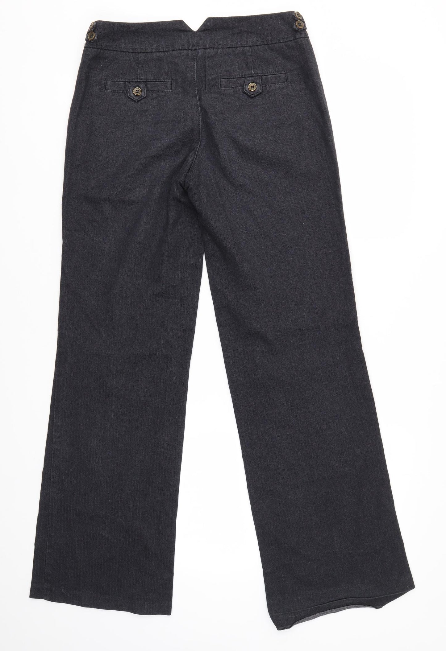 White Stuff Womens Grey   Dress Pants Trousers Size 8 L30 in