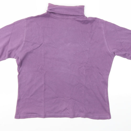 EWM Womens Purple   Basic Blouse Size S