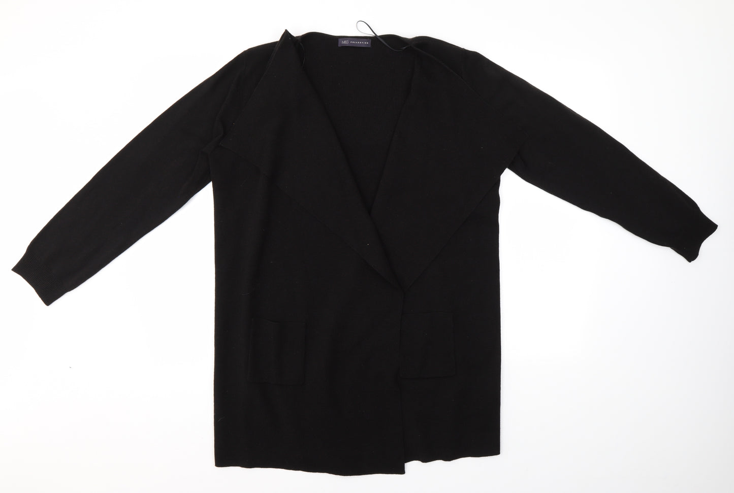 M&S Womens Black   Cardigan Jumper Size L