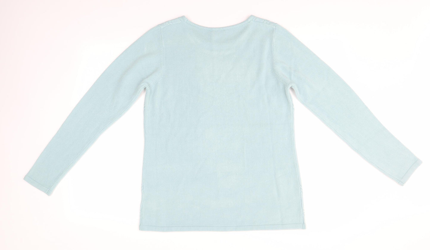 Anna Rose  Womens Blue   Pullover Jumper Size L