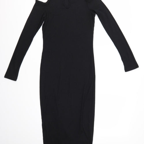 Very Womens Black   Bodycon  Size 10