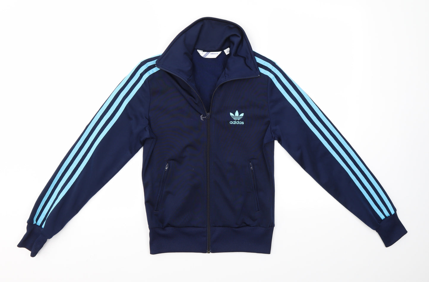 adidas Boys Blue   Full Zip Sweatshirt Size 12-13 Years