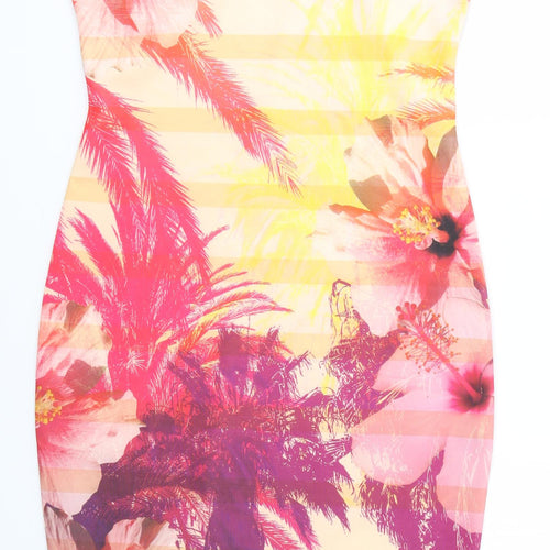 NEXT Womens Multicoloured   Pencil Dress  Size 8