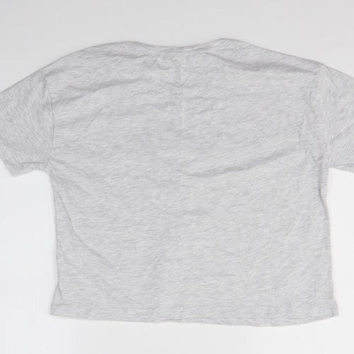 New Look Womens Grey Solid  Top Pyjama Top Size M
