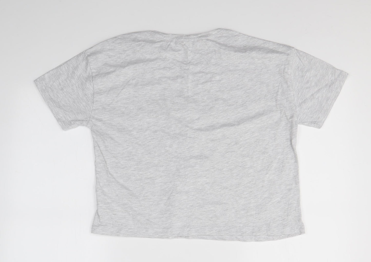 New Look Womens Grey Solid  Top Pyjama Top Size M