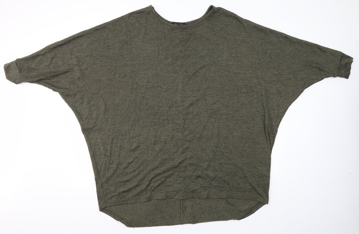 New Look Womens Green   Pullover Jumper Size S