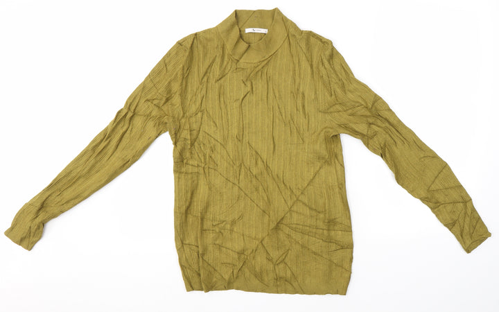 TU Womens Green Pullover Jumper Size 14