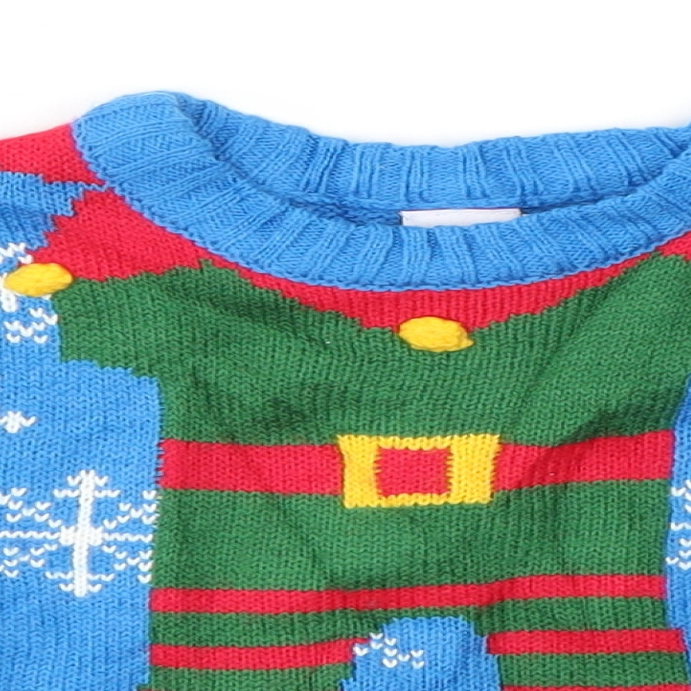 Mini Club Baby Multicoloured   Pullover Jumper Size 18-24 Months  - festive christmas