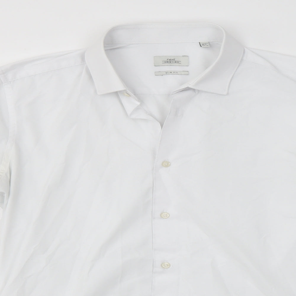 NEXT Mens White    Dress Shirt Size 15.5