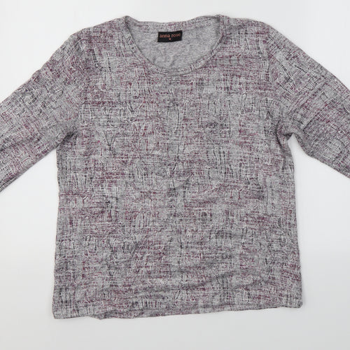 Anna Rose  Womens Purple   Pullover Jumper Size M