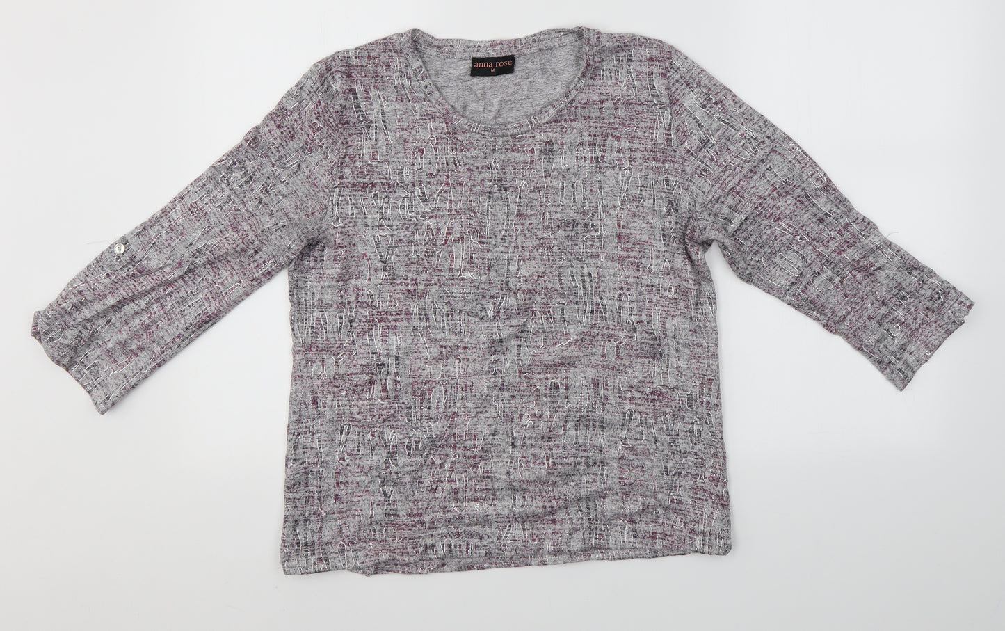 Anna Rose  Womens Purple   Pullover Jumper Size M