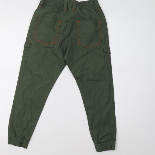Pep&Co Boys Green   Cargo Trousers Size 7-8 Years