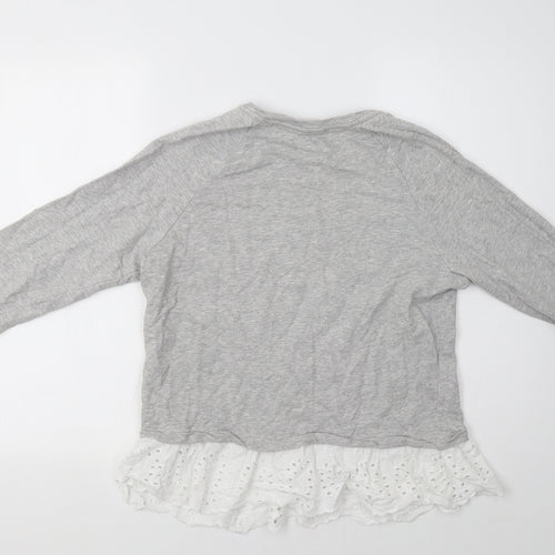 JDY Womens Grey   Pullover Sweatshirt Size S