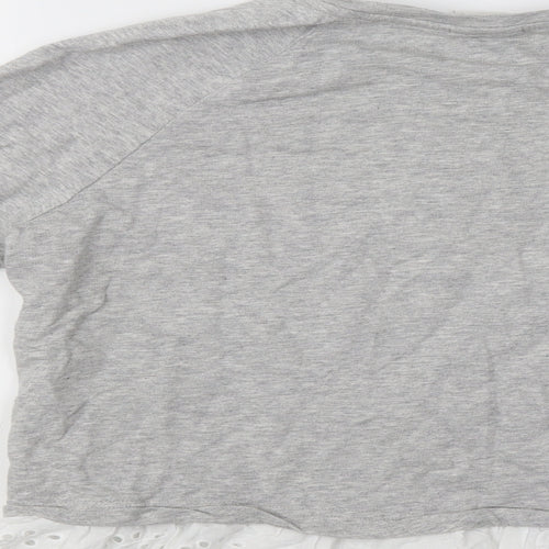JDY Womens Grey   Pullover Sweatshirt Size S