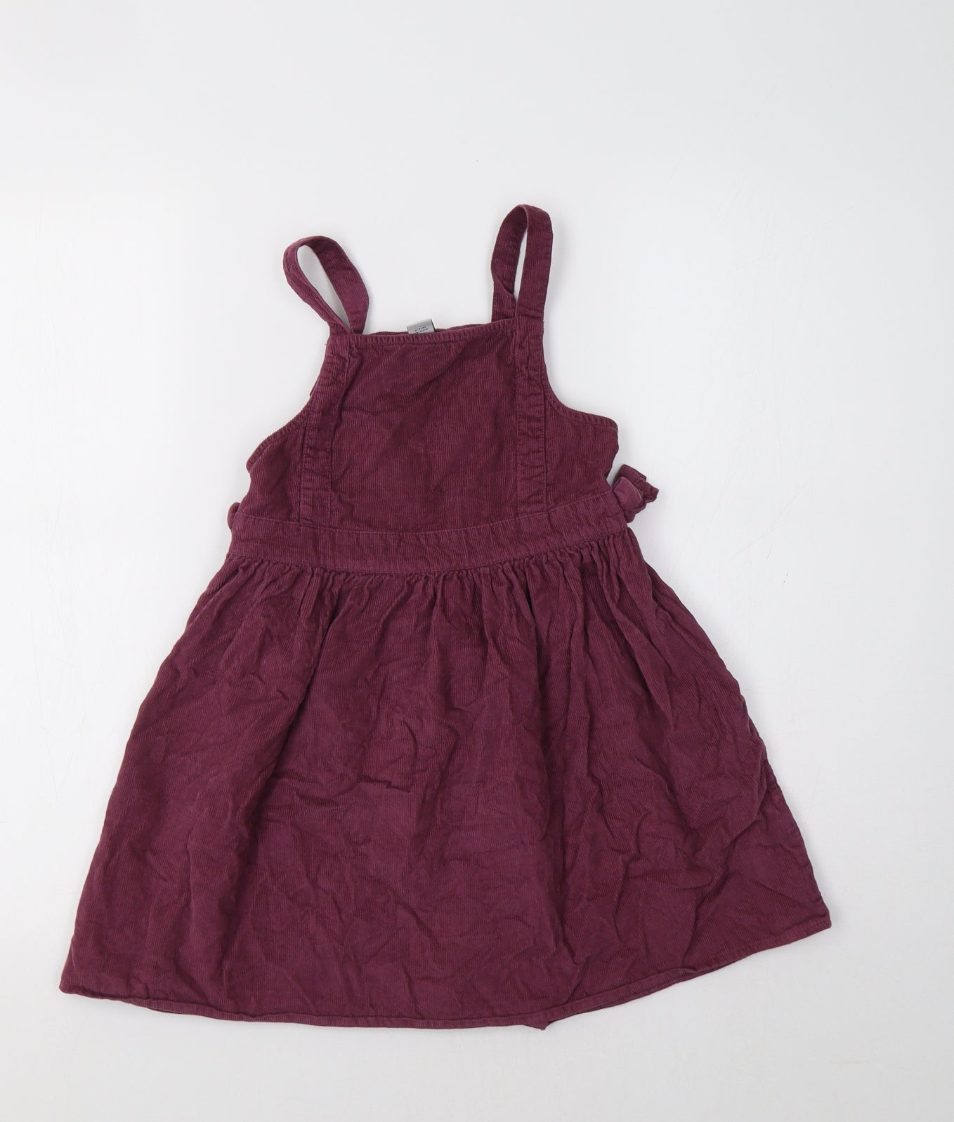 TU Girls Purple   Pinafore/Dungaree Dress  Size 6-7 Years