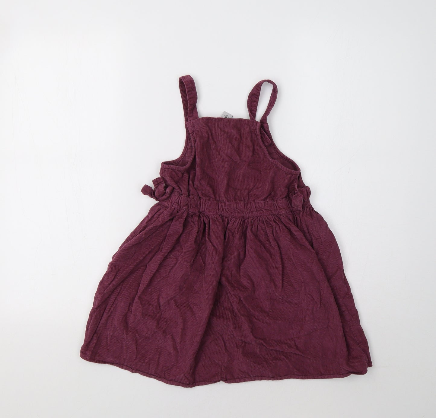 TU Girls Purple   Pinafore/Dungaree Dress  Size 6-7 Years