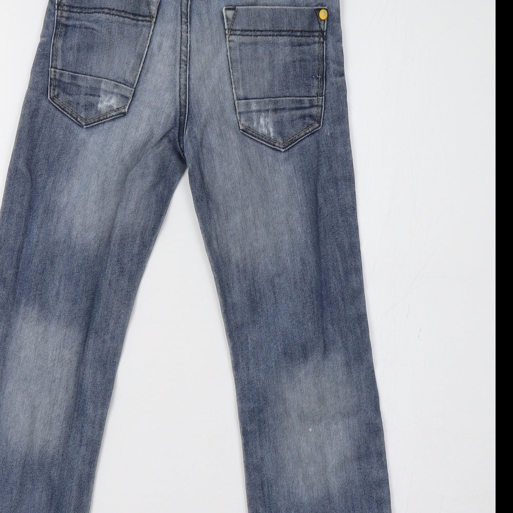 Primark Girls Blue   Straight Jeans Size 6-7 Years