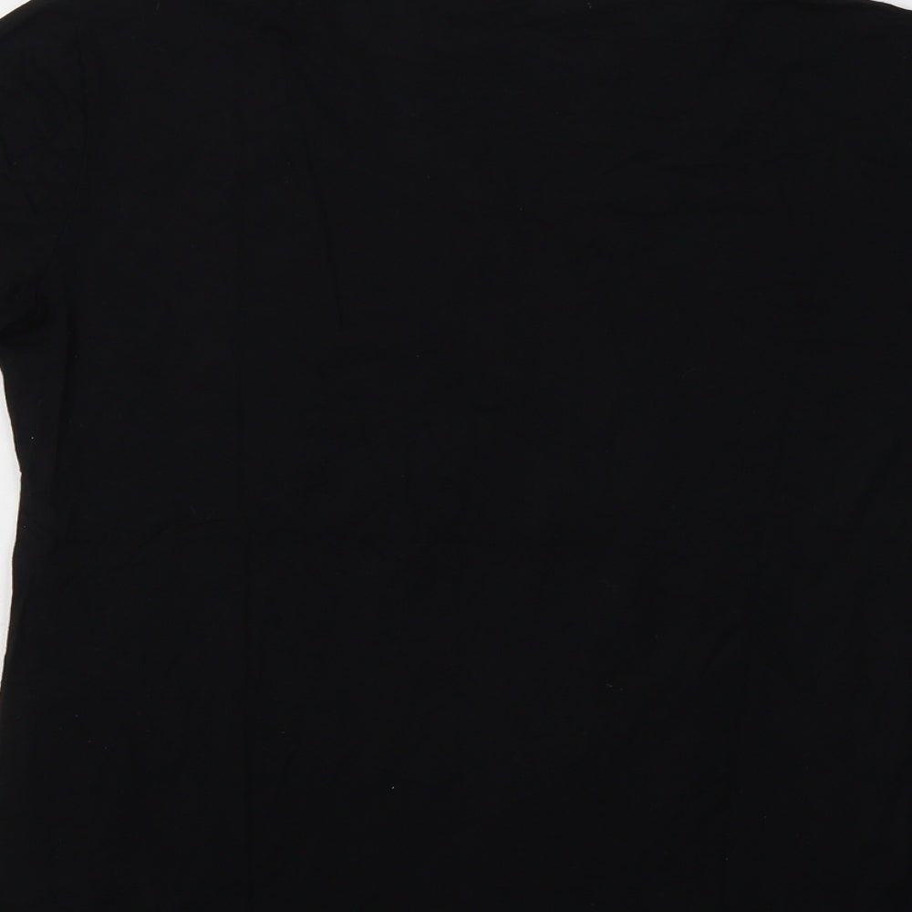 John Lewis Womens Black   Basic T-Shirt Size M